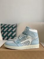 Louis Vuitton x Nike Air Jorda 1 High Aj1 Sneakers - Image 2