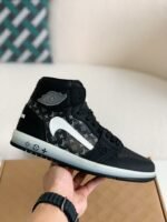 Louis Vuitton x Nike Air Jorda 1 High Aj1 Sneakers - Image 3