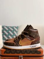 LOUIS VUITTON x NIKE AIR FORCE 1 Sneaker High tops - Image 2