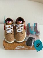 CLOT x Nike Dunk Low SP CN GCEL Cork Sneakers - Image 6