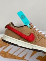 CLOT x Nike Dunk Low SP CN GCEL Cork Sneakers - Image 7
