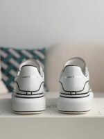 Alexander McQueen MQ White hand-painted Sneakers - Image 5