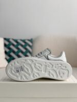 Alexander McQueen MQ White hand-painted Sneakers - Image 9