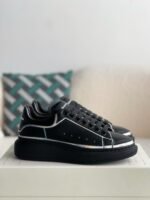 Alexander McQueen MQ golden cowhide tail Aircushion bottom Sneakers