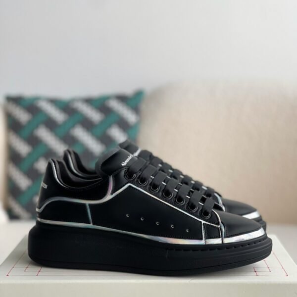 Alexander McQueen MQ golden cowhide tail Aircushion bottom Sneakers