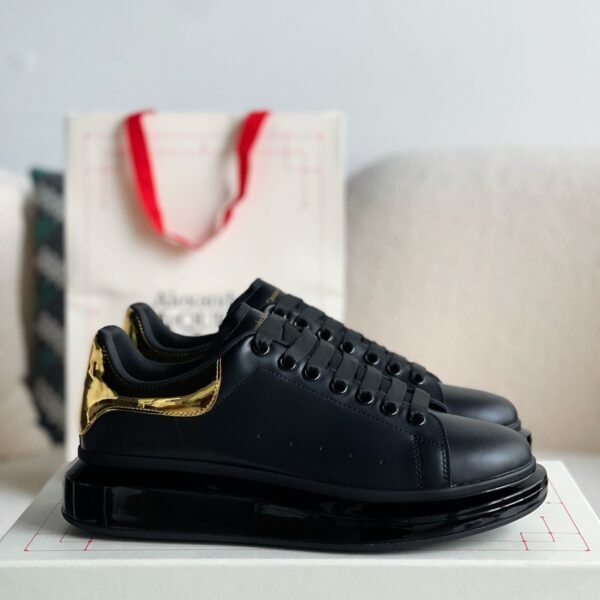Alexander McQueen MQ golden cowhide tail Aircushion bottom Sneakers