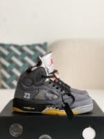 OFF WHITExJordan Air Jordan 5 Retro SP High-top basketball shoes