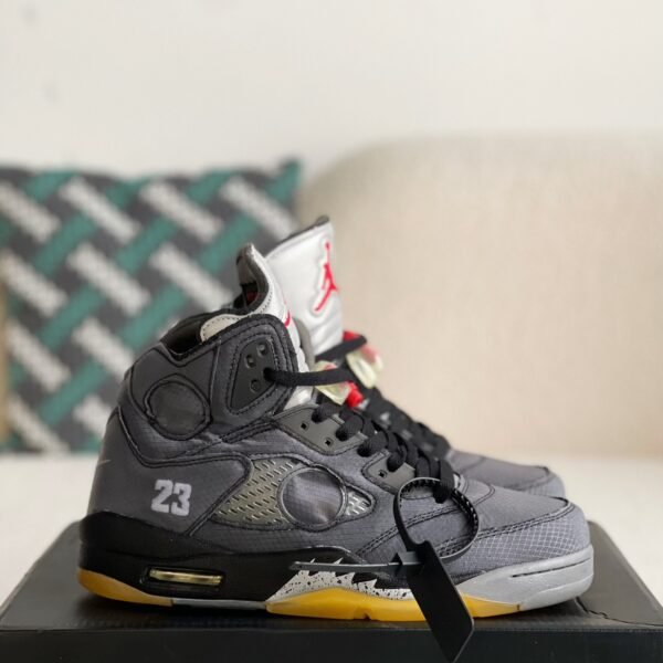 OFF WHITExJordan Air Jordan 5 Retro SP High-top basketball shoes