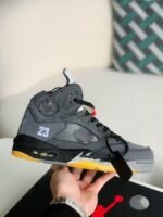 OFF WHITExJordan Air Jordan 5 Retro SP High-top basketball shoes - Image 6