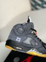 OFF WHITExJordan Air Jordan 5 Retro SP High-top basketball shoes - Image 7