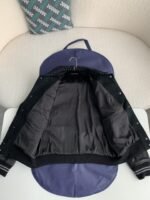 Louis Vuitton FW23 lettered beadedembroidered leather jacket - Image 2