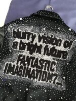Louis Vuitton FW23 lettered beadedembroidered leather jacket - Image 14