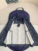 Louis Vuitton Classic Logo printed all over patchworkdenim jacket - Image 2