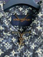 Louis Vuitton Classic Logo printed all over patchworkdenim jacket - Image 7