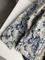 Louis Vuitton Classic Logo printed all over patchworkdenim jacket - Image 7