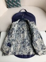Louis Vuitton Classic Logo printed all over patchworkdenim jacket - Image 2