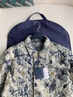 Louis Vuitton Classic Logo printed all over patchworkdenim jacket - Image 4
