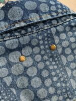 Louis Vuitton Classic Logo printed all over patchworkdenim jacket - Image 8