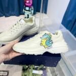 Gucci Rhyton Vintage Trainer Sneakers - Image 4