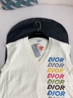 Dior Monochrome striped knitted waistcoat - Image 2