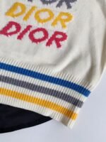 Dior Monochrome striped knitted waistcoat - Image 8