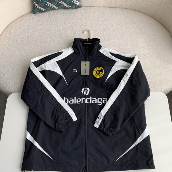 Balenciaga patchwork team jacket
