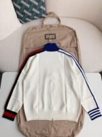Gucci x Adidas Men's knitted sweater jacket - Image 4
