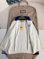 Gucci x Adidas Men's knitted sweater jacket - Image 3