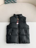 Prada white goose down vest