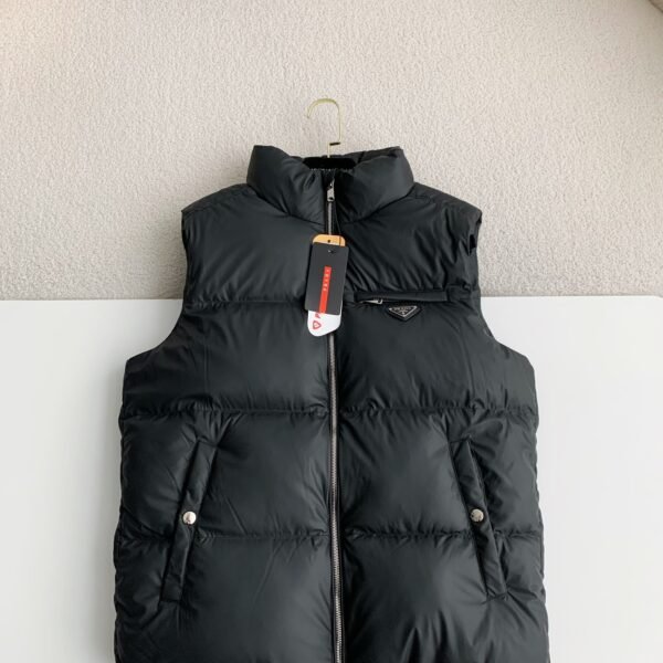 Prada white goose down vest