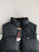 Prada white goose down vest - Image 5