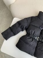 Prada logo stand collar down jacket - Image 4