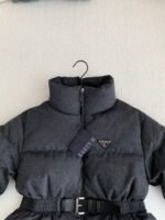 Prada logo stand collar down jacket - Image 5