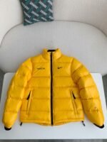 Nike x Drake solid color 3D logo stand up collardown jacket