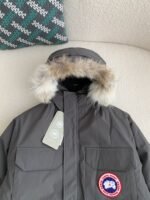 Canada goose Classic expedition pure color winter hardhat Parkercoat down jacket - Image 4