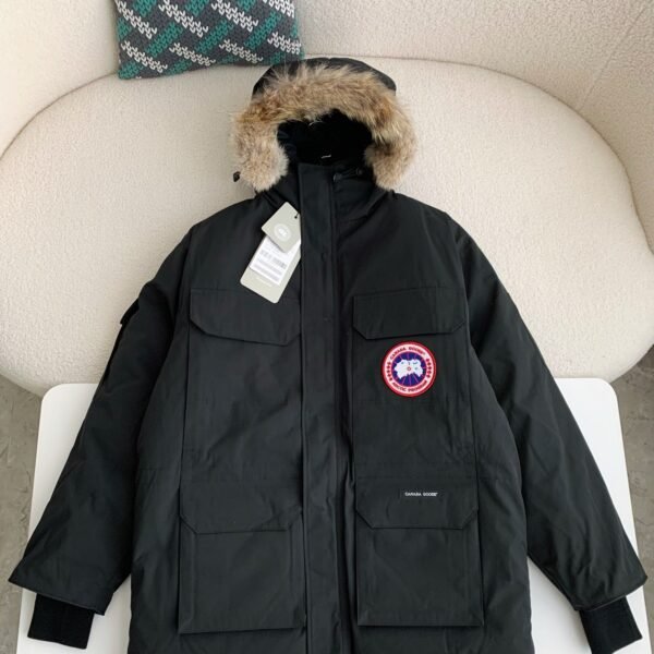 Canada goose Classic expeditionpure color winter hardhat Parkercoat down jacket