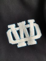 OFF-WHITE xAc Milan FW22 Collaborative  Colorblock Baseball Jacket - Image 14