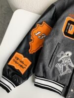 OFF-WHITE FW21 Alphabet pattern Baseball uniform - Image 6