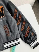 OFF-WHITE FW21 Alphabet pattern Baseball uniform - Image 5