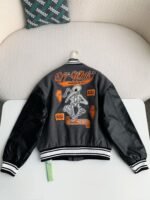 OFF-WHITE FW21 Alphabet pattern Baseball uniform - Image 3