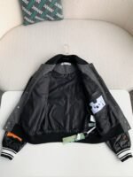 OFF-WHITE FW21 Alphabet pattern Baseball uniform - Image 2