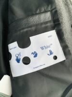 OFF-WHITE FW21 Alphabet pattern Baseball uniform - Image 12