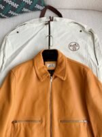 Hermès Collector's style jacket in pebbled lambskin - Image 5