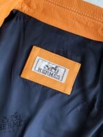 Hermès Collector's style jacket in pebbled lambskin - Image 6