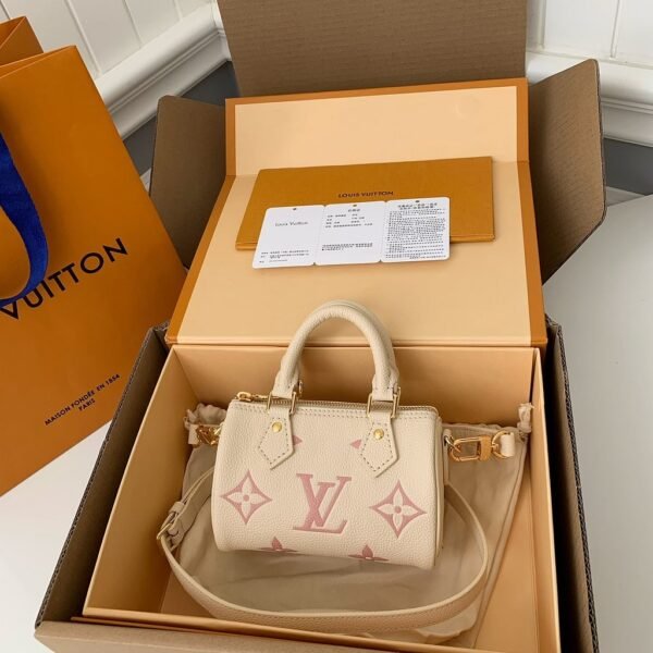 Louis Vuitton Nano Speedy M81913,Size:16*10*7.5cm
