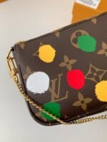 Louis Vuitton x YK MINI POCHETTE ACCESSOIRES miniMahjong bag M81866 size: 15.5*10.5*4cm - Image 6