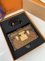 Louis Vuitton Petite Malle Brown monogram reverseM44154，Size:19*15*5cm - Image 3