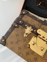 Louis Vuitton Petite Malle Brown monogram reverseM44154，Size:19*15*5cm - Image 4