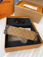 Louis Vuitton Petite Malle Brown monogram reverseM44154，Size:19*15*5cm - Image 7