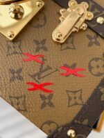 Louis Vuitton Petite Malle Brown monogram reverseM44154，Size:19*15*5cm - Image 8